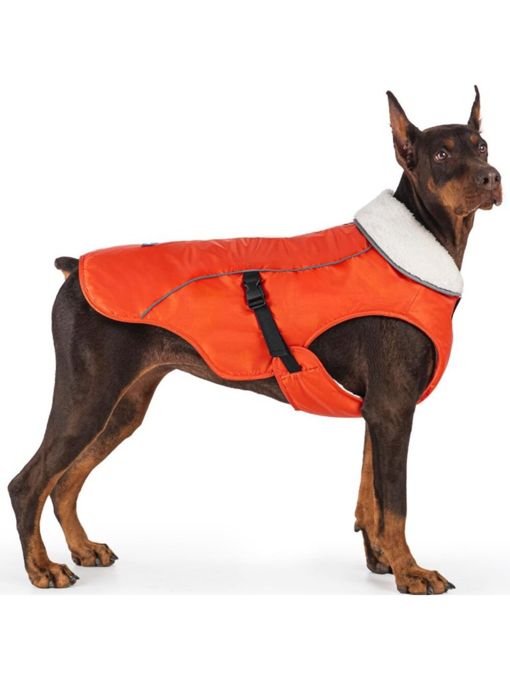 Waterproof Fleece Dog Jacket for Large Dogs - Cozy Winter Coat, Warm & Stylish